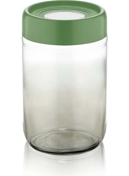 QLUX - Rainbow Glass Jar - Green - 660 cc - Image 1