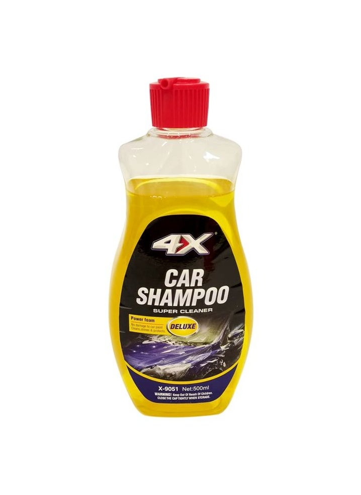 4x Deluxe 4X Super Cleaning Car Shampoo 500ml car washing shampoo  - Image 2