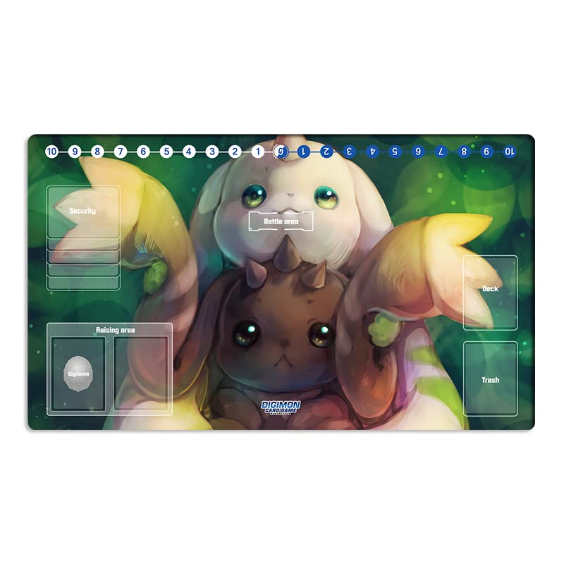 Mlikemat New DTCG Duel Playmat Digimon Board Terriermon Trading Card Game Mat Desk Pad Free Bag ZD002225SM - Image 1
