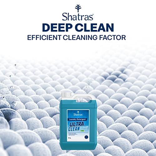 Shatras Liquid Detergent 5 Liter | Laundry Liquid For Fabric Care | Suitable For Top-Load And Front Load Machine And Hand Wash | Concentrated Laundry Detergent (5 liters) - Image 2