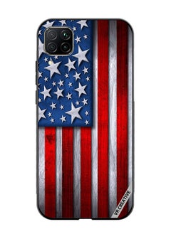 VR CREATIVE Protective Case Cover For Huawei Nova 7i/P40 Lite Usa Flag Design Multicolour  - Image 1