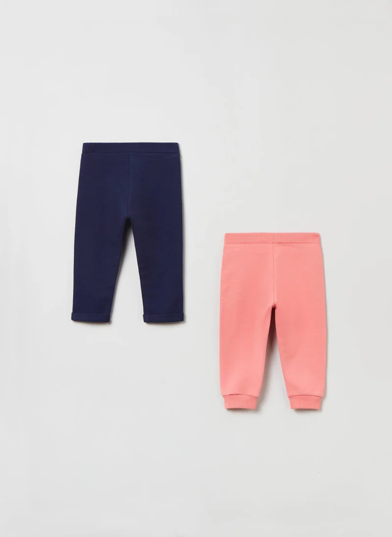 Ovs Two-pack fleece joggers