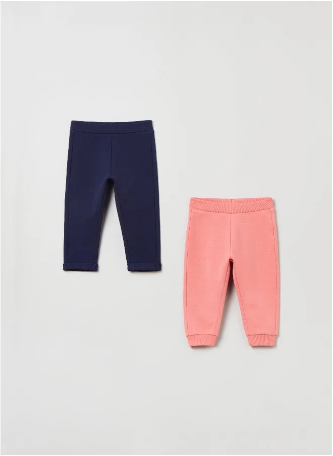 Ovs Two-pack fleece joggers