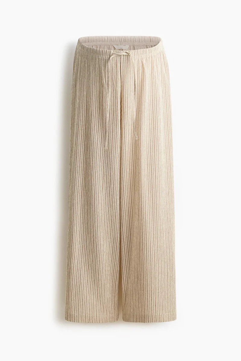H&M  MAMA Textured drawstring trousers for Women | Best Price UAE