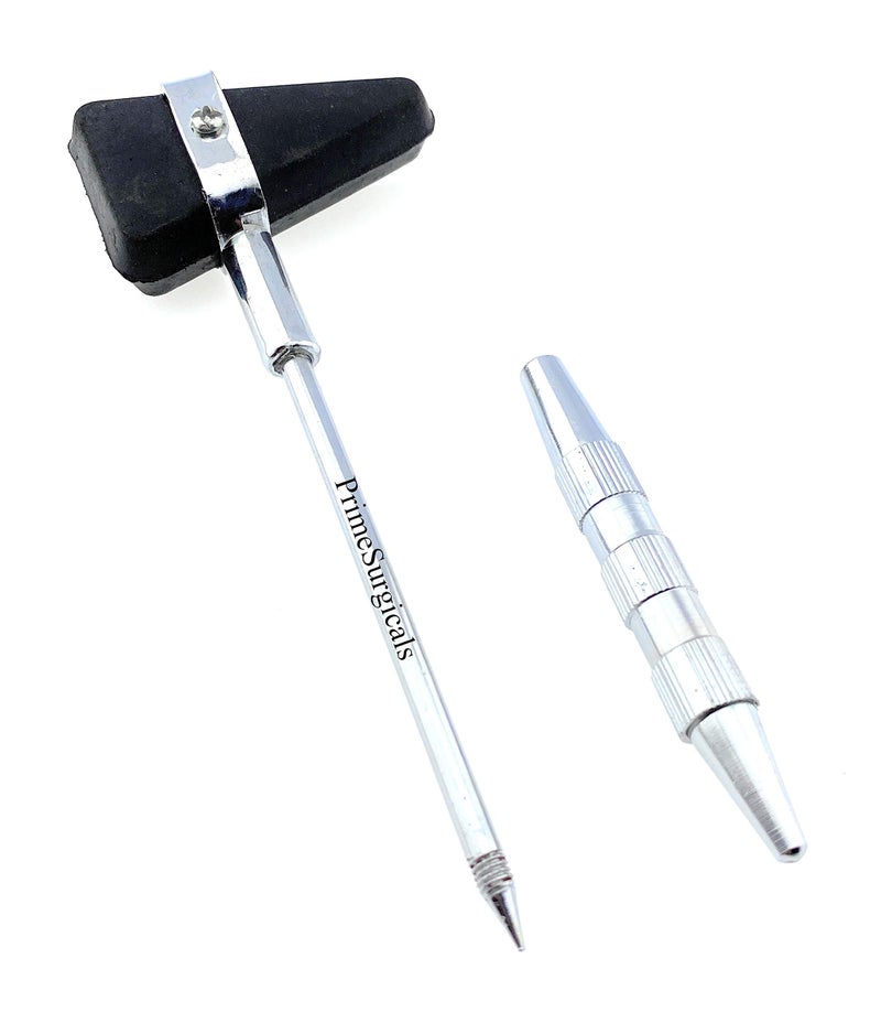 PrimeSurgicals برايم سيرجيكالز مطرّق الركبة المطلي بالكروم طراز تايلور مع ضمان - Image 2