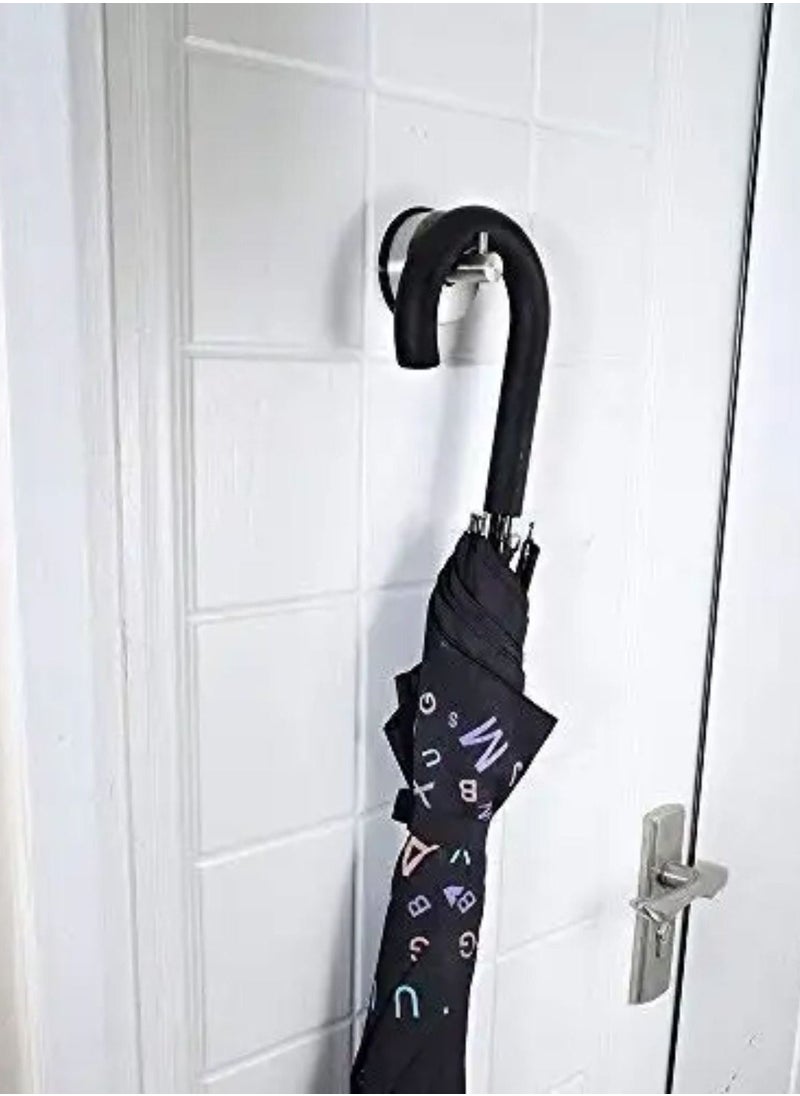 Zalcoon Vacuum Suction Cup Towel Hooks for for Bathrooms,Spray Black, Shower Hanger Hook Hanger Towel Rack Heavy Duty Wall Mounted Robe Hooks Sucker, Bathroom Organizer (Pack of 2)  - Image 3