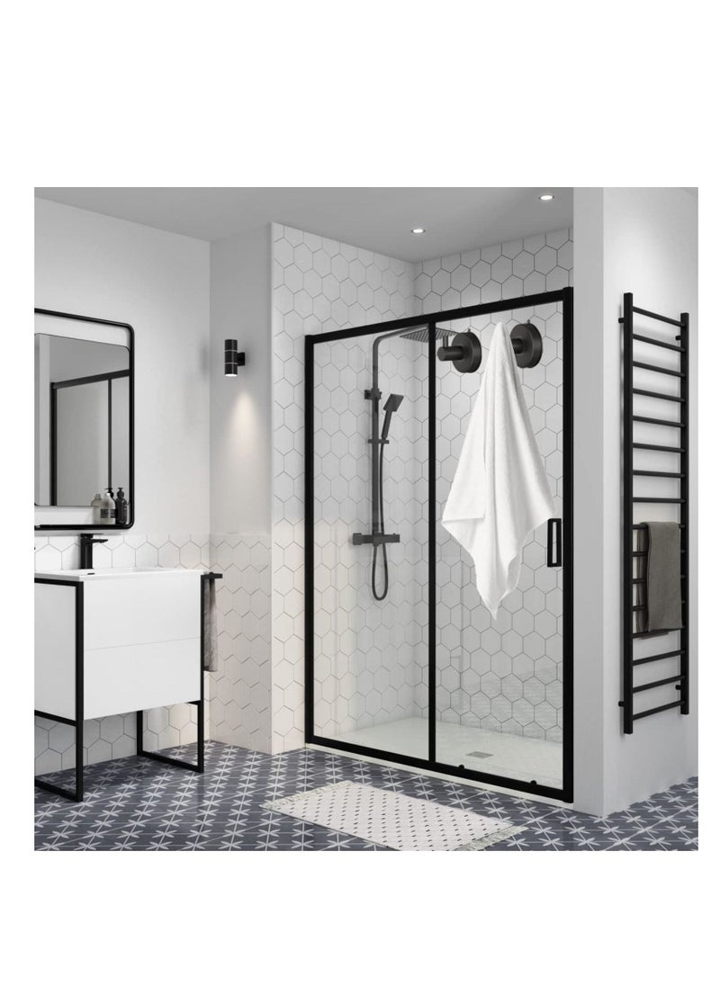 Zalcoon Vacuum Suction Cup Towel Hooks for for Bathrooms,Spray Black, Shower Hanger Hook Hanger Towel Rack Heavy Duty Wall Mounted Robe Hooks Sucker, Bathroom Organizer (Pack of 2)  - Image 4