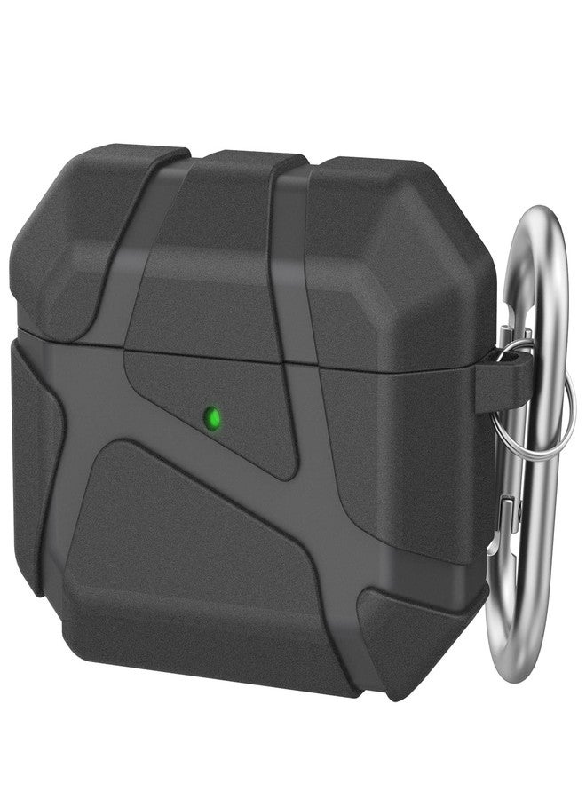 TRONWIN for AirPods Pro 3 Case - 2025 Armor Design Hard Case for Apple AirPods 3rd Generation, Full Drop Protective Air pods pro 3 Case Cover for Men (Black) - Image 1