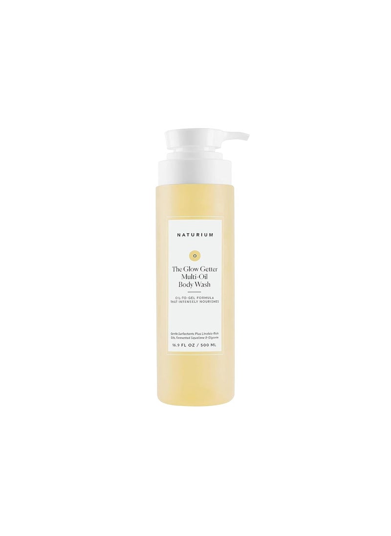 NATURIUM - Naturium The Glow Getter Multi-Oil Hydrating Body Wash, Gentle Cleanser, 16.9 oz - Image 1