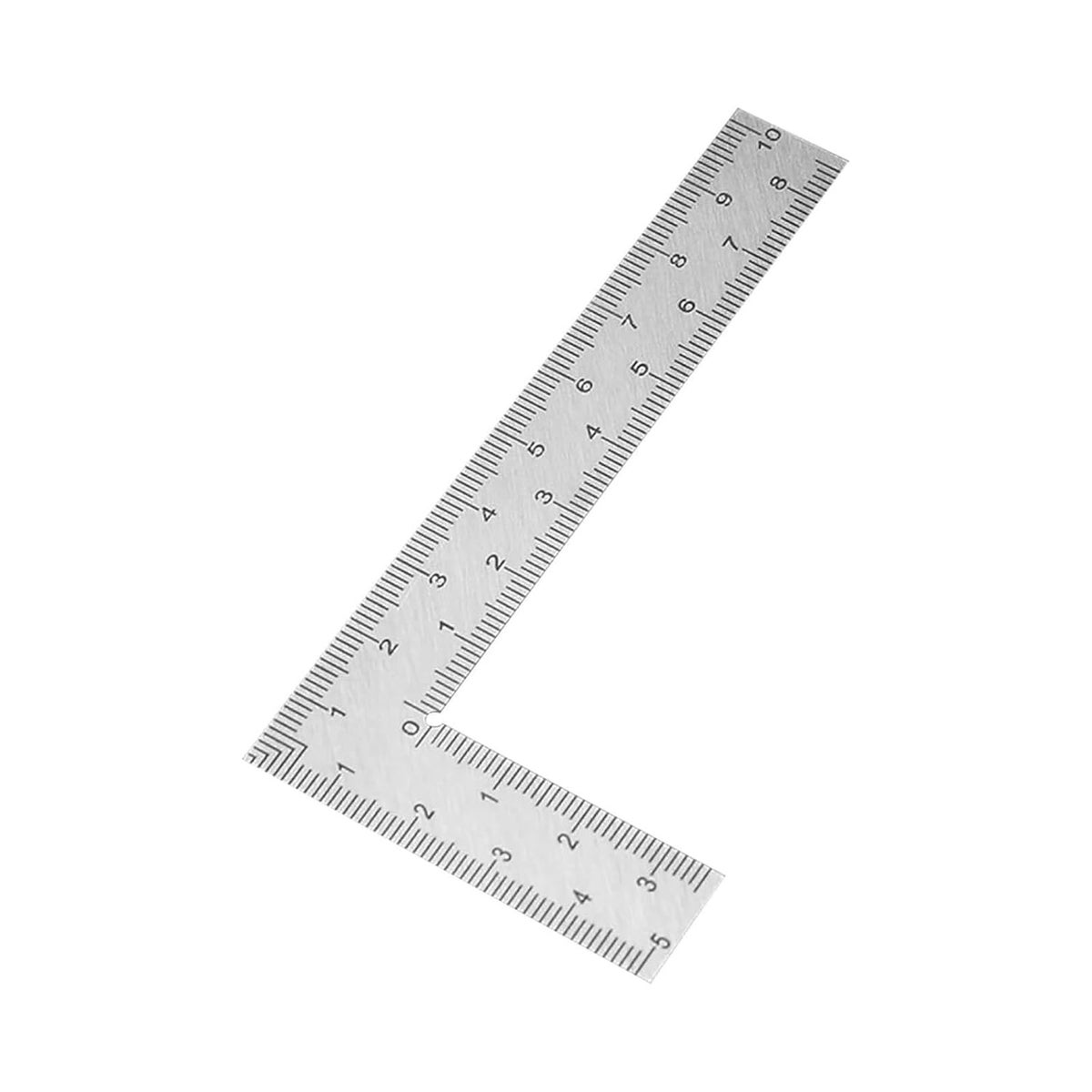 Generic 4PCS Mini L Shape Ruler 5x10cm Stainless Steel 90 Degree Square ...