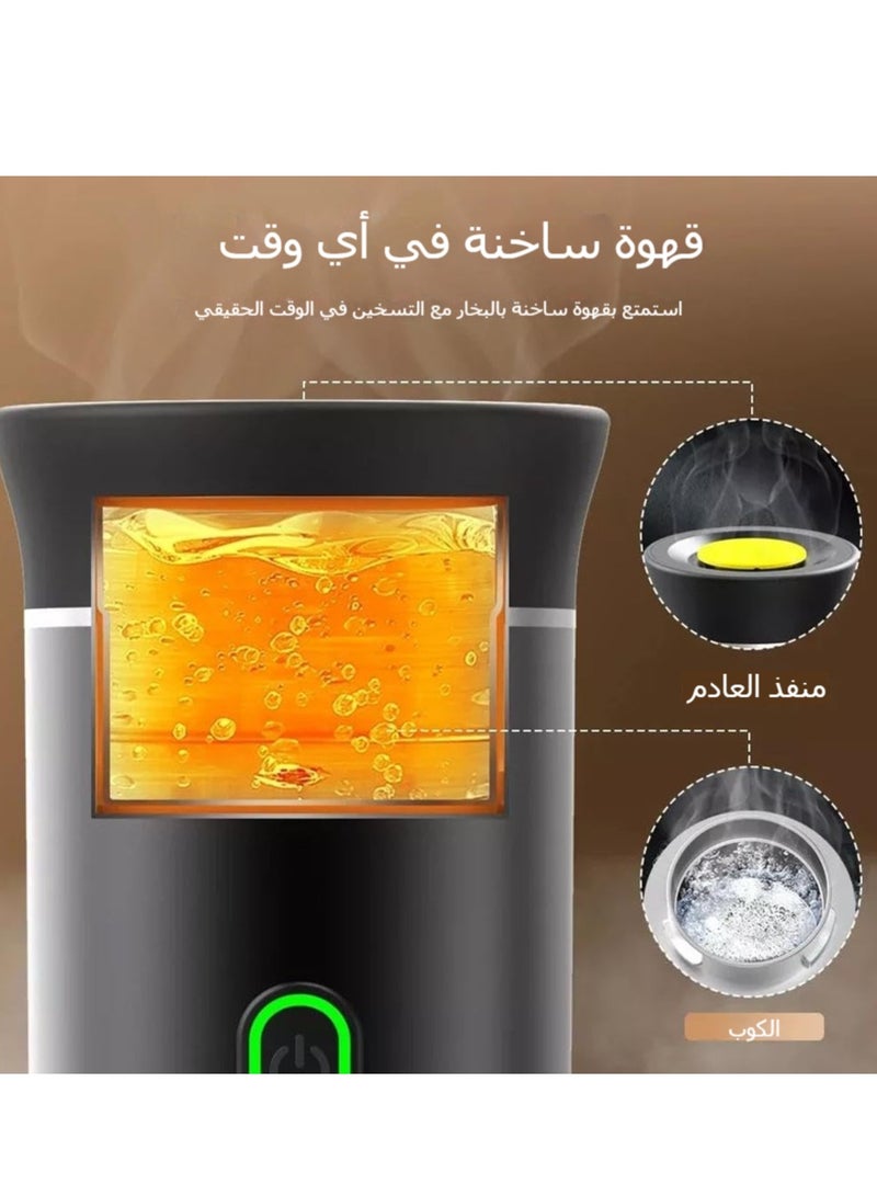 NIUB Portable Electric Espresso Maker 3-in-1 Self-Heating Coffee Machine USB-C Compatible with Ground Coffee and NS Capsules Travel Coffee Maker for Home Office Outdoor Use - Image 4
