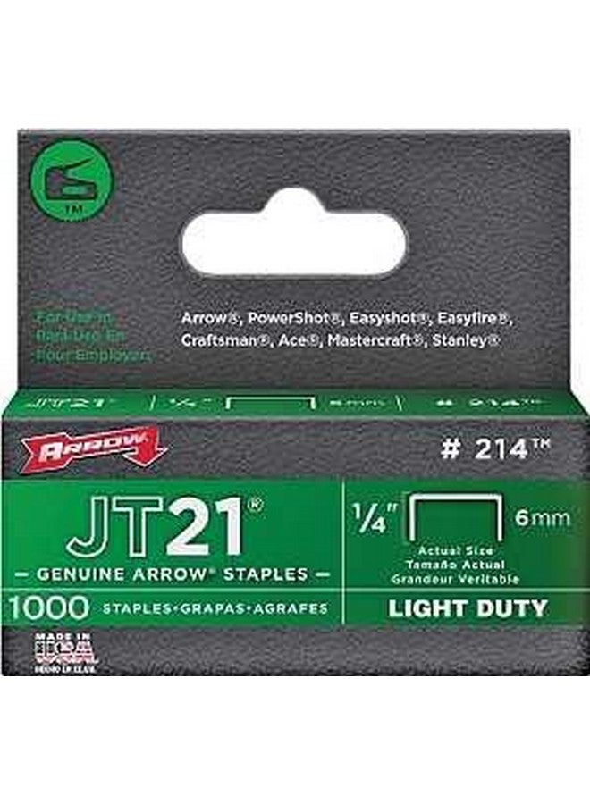 ارو مثبت 214 1/4 بوصة Jt21 دباسة خفيفة التحمل، 1000 دبوس في العبوة، 4 عبوات - Image 2