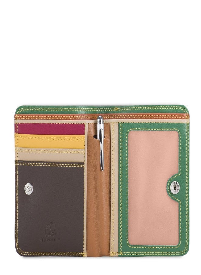 mywalit Medium Zip Wallet - 3 Card, Id window, Note Section, Coin Pockets, Pen incl., Bosco, Modern - Image 2