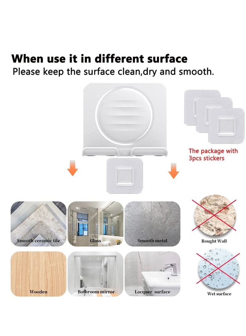 SYOSI Shower Phone Holder Multi Functional Removable Lazy Cellphone Holding Tool Universal Adjustable Waterproof Cellphone Stand Tablet Wall Mount Self Adhesive for Bathroom Bedroom Kitchen Dorm - Image 5