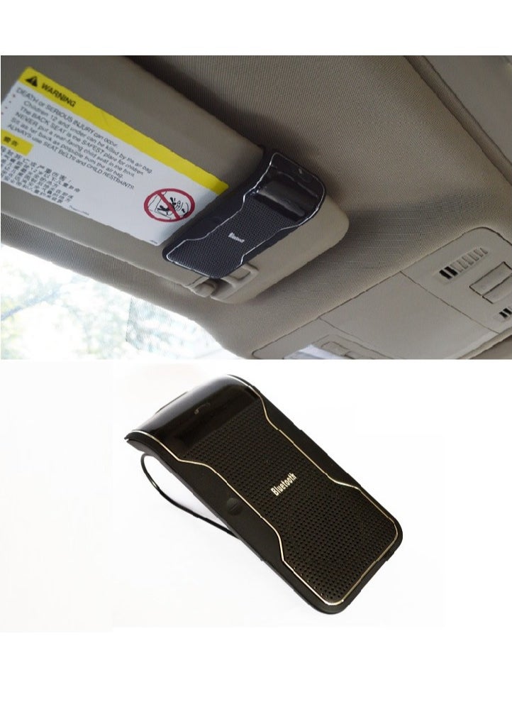 Rubik - Car Bluetooth Hands-Free Speakerphone Hanging with Car Sun Visor Bluetooth Hands-Free Call System - Image 1