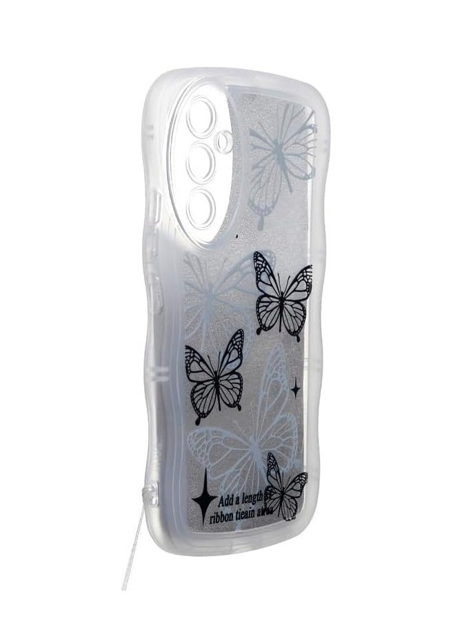 Generic - Plastic Back Cover With Series For Samsung Galaxy A54 5G , Black C.f.s.s8-211 - Image 1