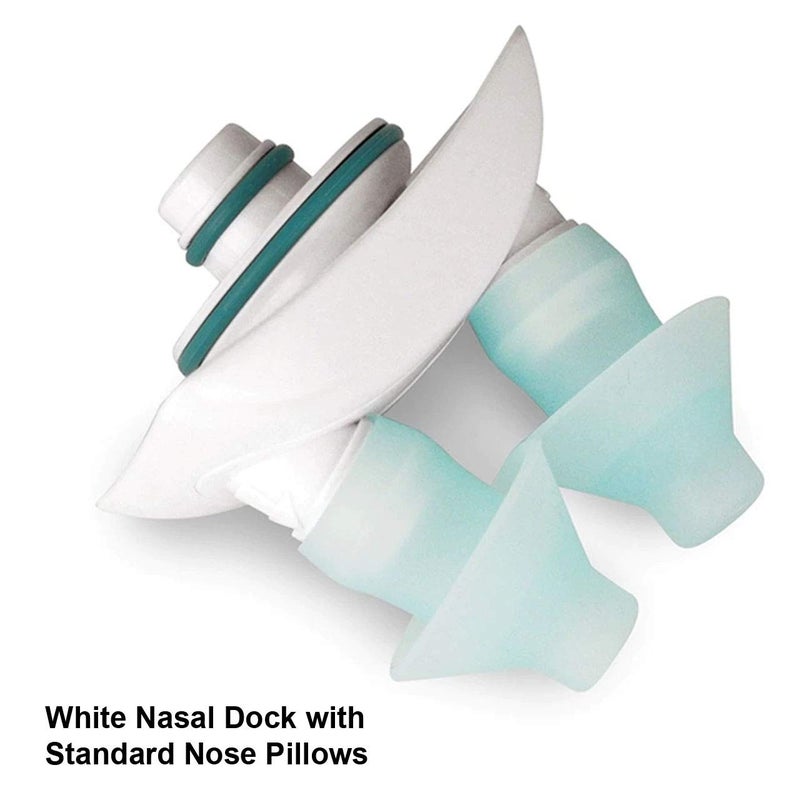Navage Nasal Dock-Nose Pillow Combo: White Nasal Dock and Standard Nose Pillows - Image 2