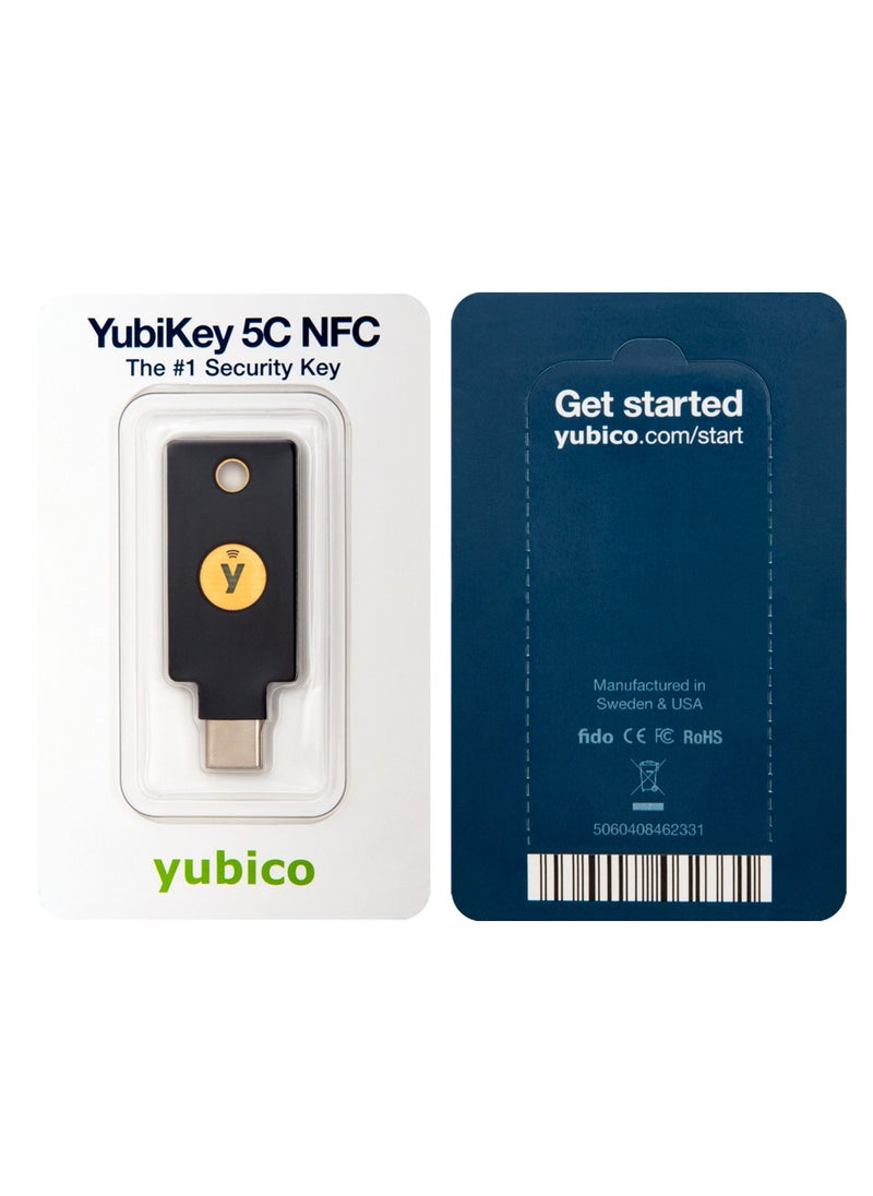 Yubico - YUBIKEY 5C NFC - Second Factor Authenticator - Image 1