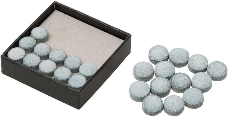 klarako 50Pcs/Lot Leather Snooker Billiard Pool Cue Tips Midium Hardness - 9/10/ 11mm - Image 2