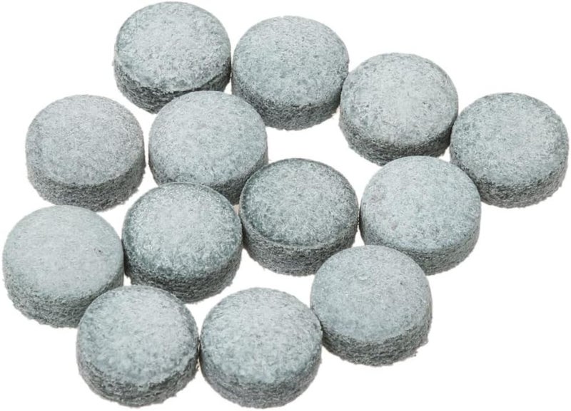 klarako 50Pcs/Lot Leather Snooker Billiard Pool Cue Tips Midium Hardness - 9/10/ 11mm - Image 3