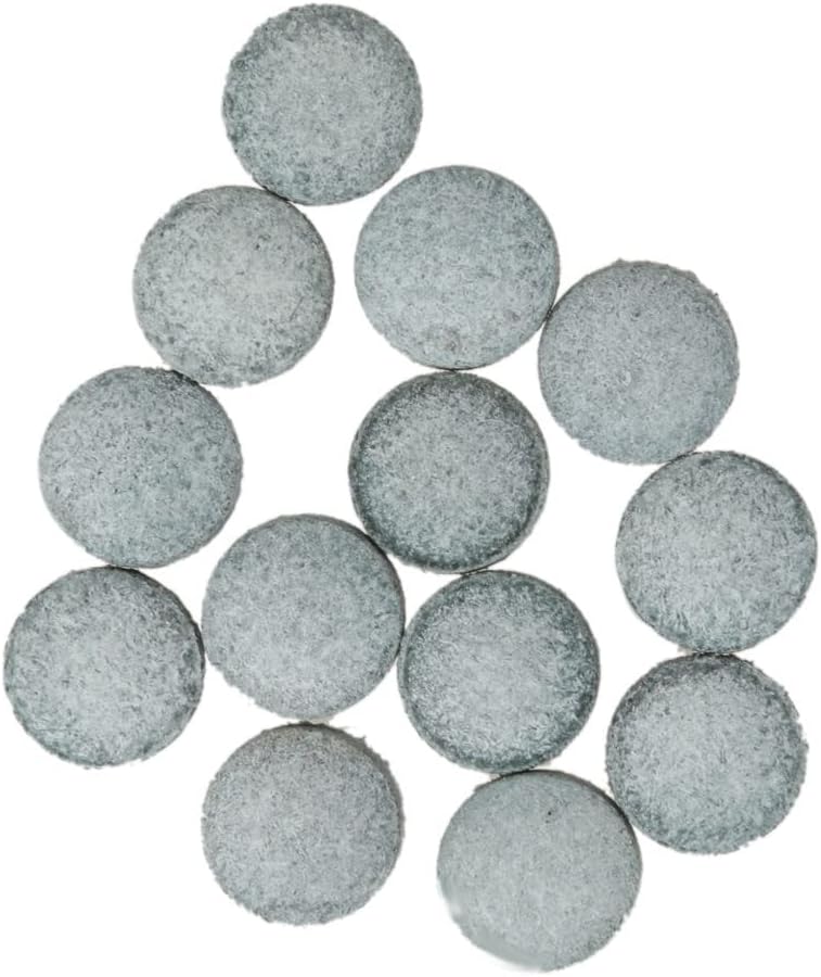 klarako 50Pcs/Lot Leather Snooker Billiard Pool Cue Tips Midium Hardness - 9/10/ 11mm - Image 5