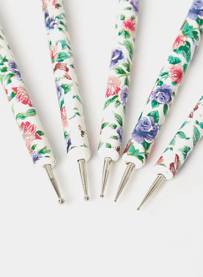 Styli Set of 5 - Two-Way Double Ended Dotting Tool Nail Art