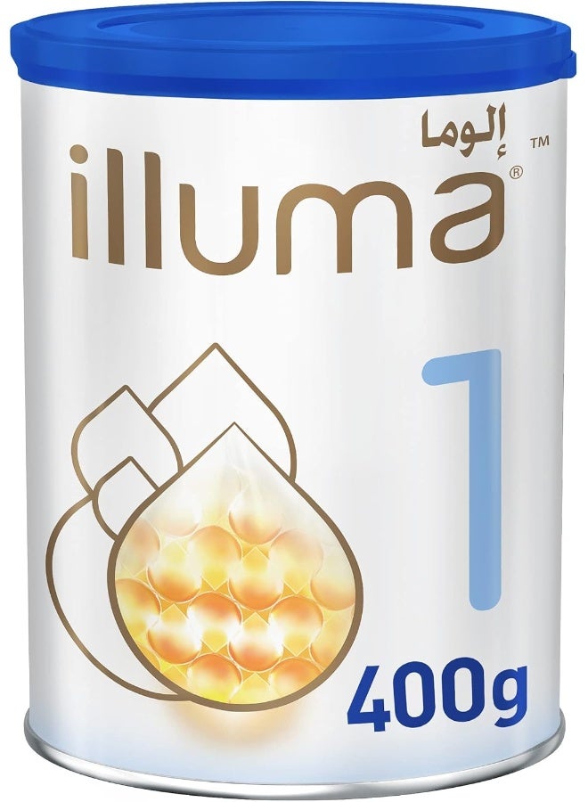 Illuma Illuma Wyeth Nutrition Illuma Stage 1, 0-6 Months, 400G, White - Image 2