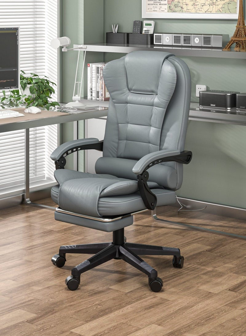 NEWLAN Ergonomic Video Game Chairs High-Back Office Chair with Height Adjustment - PU Leather Chair for Home, Office & Gaming Lounge Chair 104-114*70*53cm - Image 1
