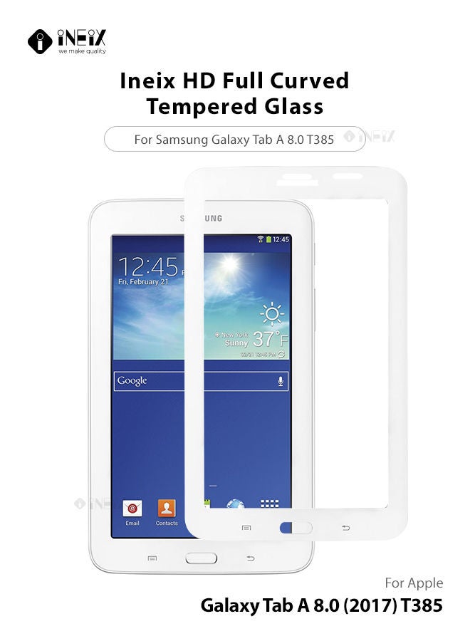 INEIX Full Screen Edge to Edge Screen Protector  For Samsung Galaxy Tab 3 Lite 7.0-T110/T116 - White  - Image 1