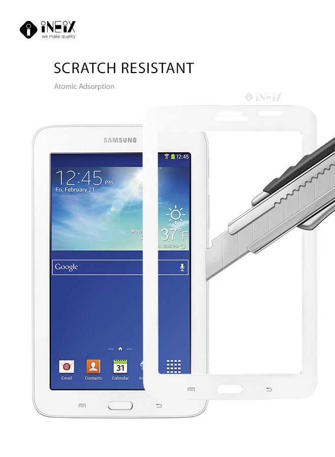 INEIX Full Screen Edge to Edge Screen Protector  For Samsung Galaxy Tab 3 Lite 7.0-T110/T116 - White  - Image 3