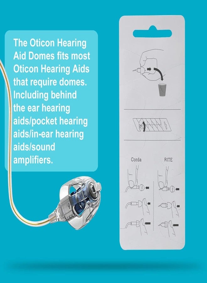 KEYSDEX Oticon Minifit Hearing Aid Domes Replacement, 8mm Double Vent Bass, 2 Packs - Image 5