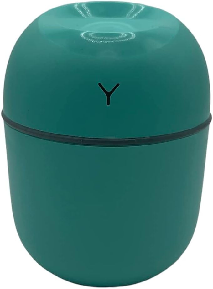 mEssentials Wild Essentials 220ml Cool Mist Essential Oil Diffuser/Humidifier, Aromatherapy, Nightlight, Portable, USB Power, Auto Off, Room, Office, Car (Blue)