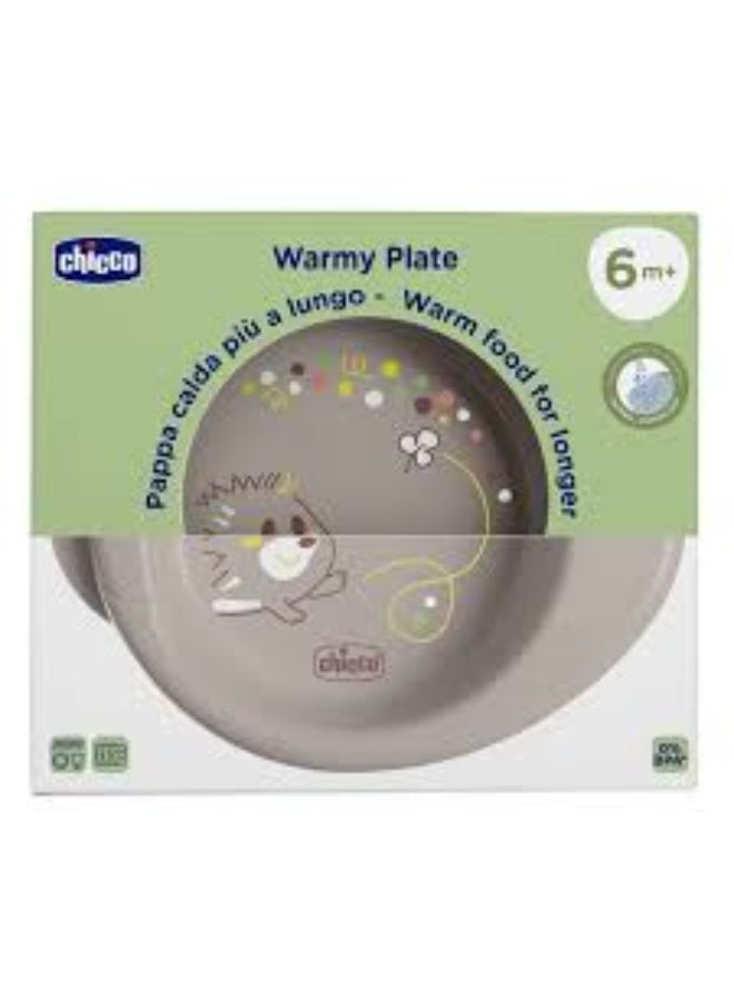 Chicco Warmy Plate 6m+ Grey - Image 2