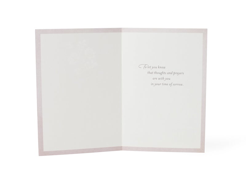 Hallmark Sympathy Greeting Card (Laser Flower) - Image 2