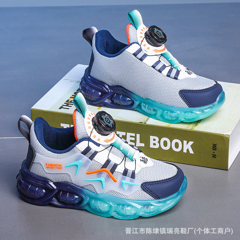 Summer Boys Sneaker Mesh Breathable Large Children'S Non-Slip Soft Bottom Wear-Resistant Children'S Casual Shoes - Image 2