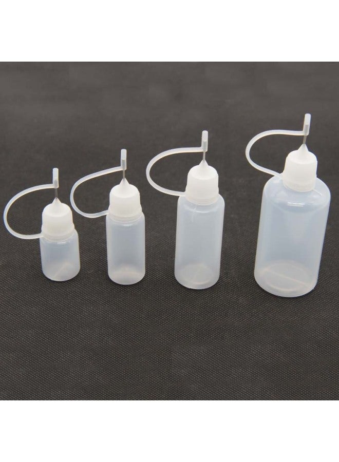 Make-up Water Is Bottled 5ml 10ML 20ml 50ml Syringe Bottle Pointed Mouth Empty Bottle PET Bottle Dispensing Bottle-Color:5ml Pinhole Bottle (assembled)  - Image 3