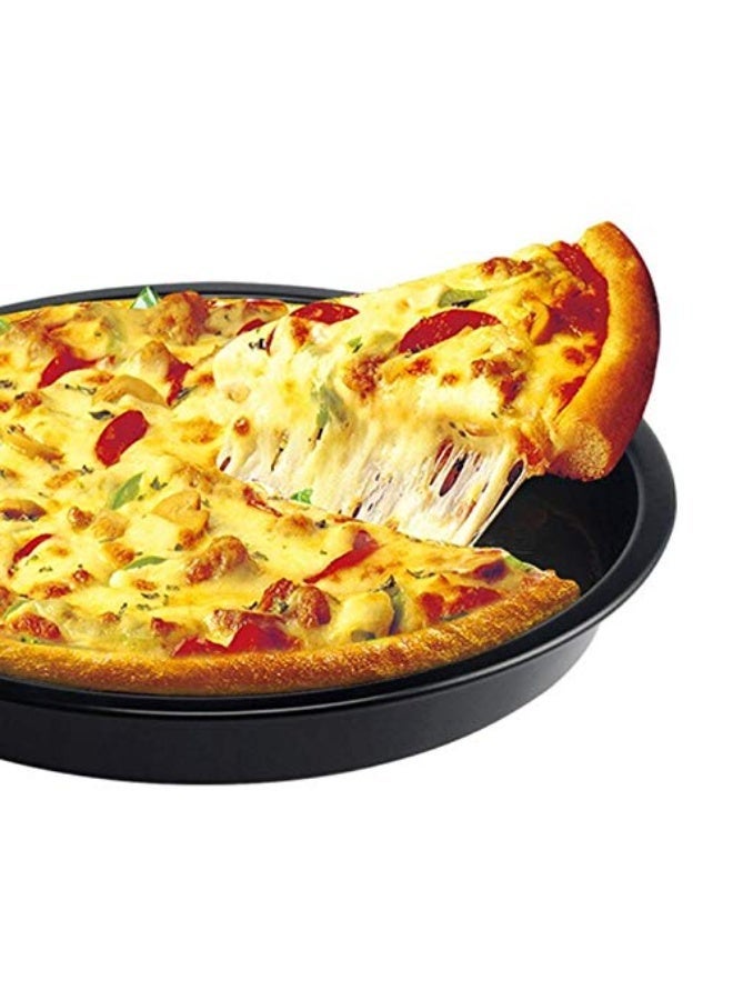 BLACKSTONE Nonstick Round Pizza Pan, 20 cm, Oven Safe Up to 230C, Carbon Steel Baking Tray for Pizza and Desserts, Grey - Image 5