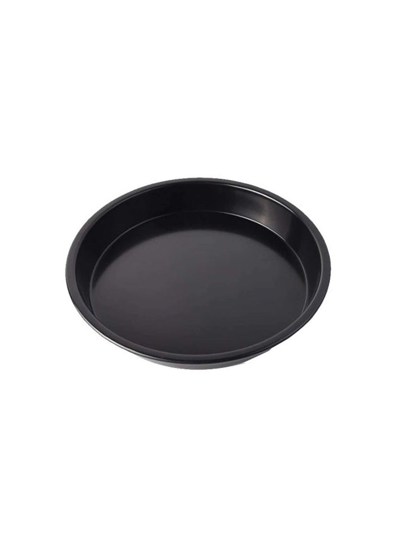 BLACKSTONE Nonstick Round Pizza Pan, 20 cm, Oven Safe Up to 230C, Carbon Steel Baking Tray for Pizza and Desserts, Grey - Image 1