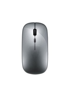 Generic Ultra-Thin Wireless Mouse, Bluetooth 5.0 Dual-Mode Computer Tablet Mute Mouse（Grey）  - Image 1