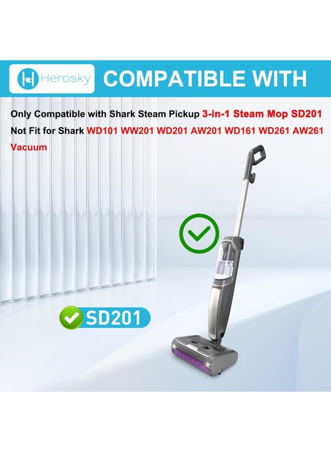 Herosky 3PCS SD201 Roller Fit for Shark Steam Pickup 3-in-1 Steam Mop SD201 SD200 SD201C SD201Q SD205 - Image 2