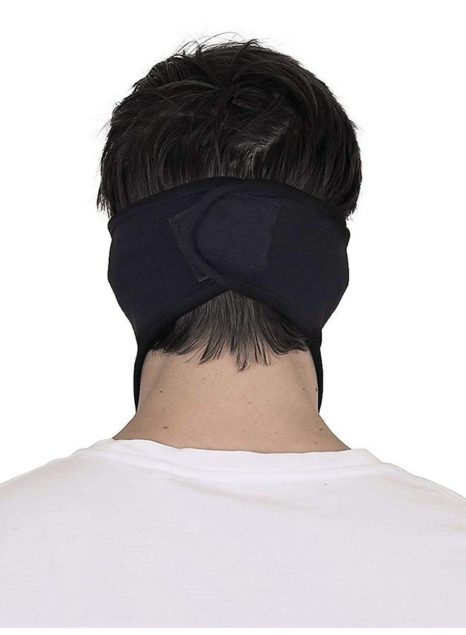 PrimeBox Half Face Cover Mask for bike riding Men Women Skin friendly Breathable Uv rays Anti Dust Sun burn Pollution Strechable Balaclava Face shield Pack of 1 Half Black Patti Ninja Mask - Image 4