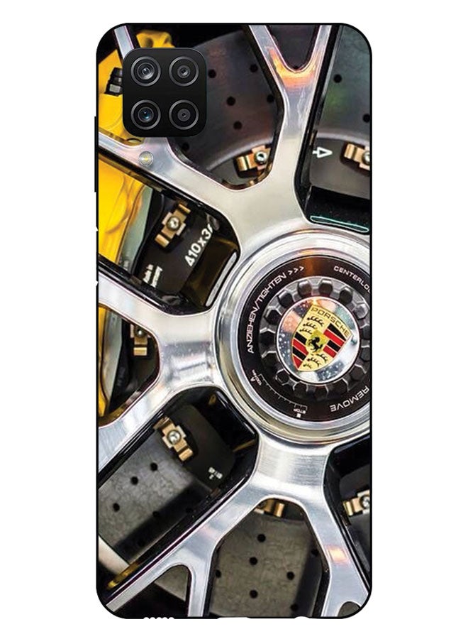 الصيد العين غطاء حماية مطبوع لهاتف سامسونج جالاكسي A12 - عجلة بورش - Image 1