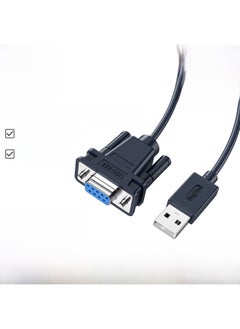 Generic Jinghua Usb To Rs232 Serial Port Line Female Usb2.0 Data Transfer Line Db9 Pin Serial Port Printer Line Wholesale-Color:Blue-Length:1.2 M  - Image 1