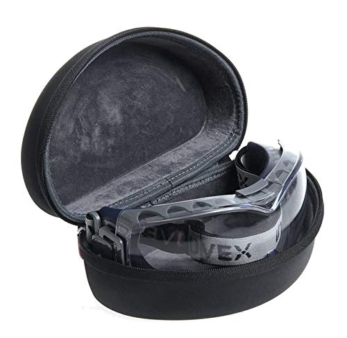 Hermitshell Hard Travel Case Fits Uvex Stealth OTG Safety Goggles Anti-Fog/Anti-Scratch Coating S3970DF (Only Case) - Image 1