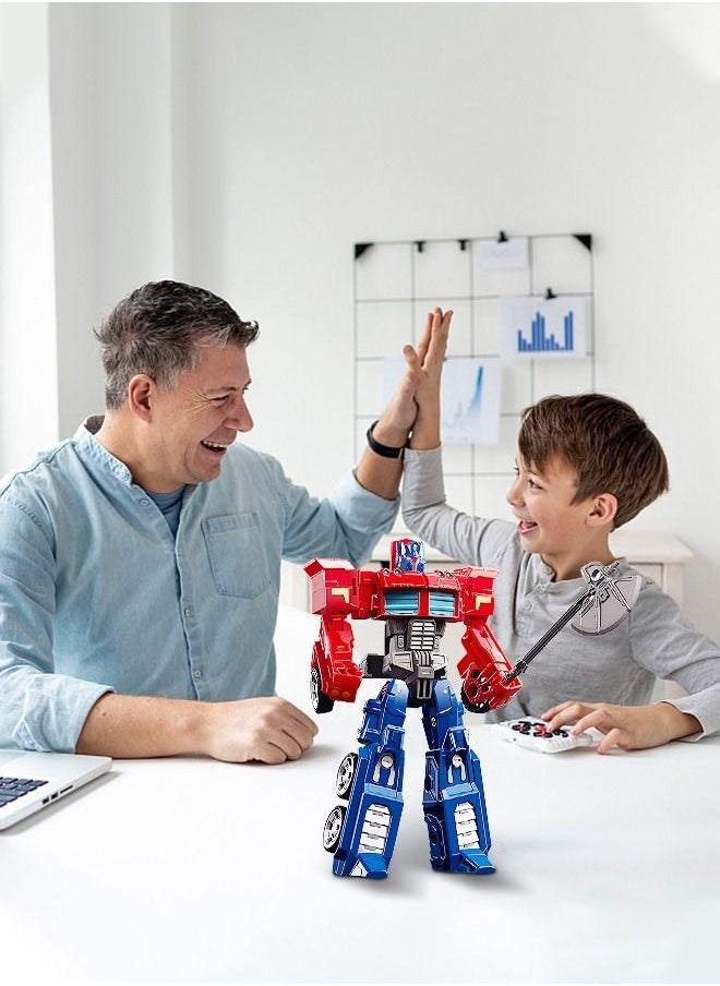 GROIC Deformation Robot Toy, Deformed Car Robot Toys, Action Figure Deformation Car Model, Portable Alloy Deformation Robot Toys Gift for Kids-Optimus Prime  - Image 5