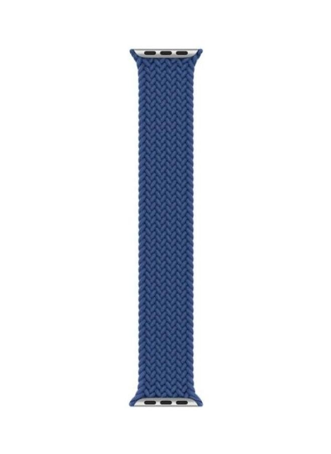 NIBEMINENT - Replacement Band For Apple Watch Series 7 45mm/6 & SE 5 4 44mm/3 2 1 42mm Blue - Image 1