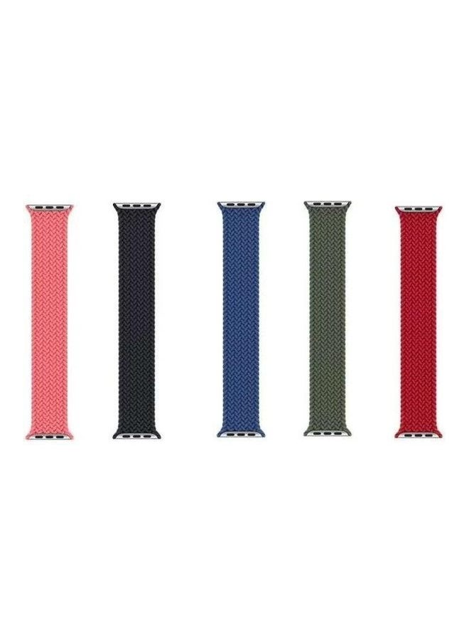 NIBEMINENT - Replacement Band For Apple Watch Series 7 45mm/6 & SE 5 4 44mm/3 2 1 42mm Blue - Image 1
