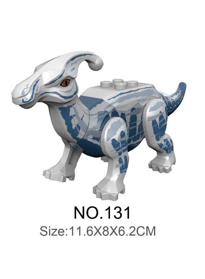 NIBEMINENT Small Jurassic Dinosaur Building Block Toy - Ankylosaurus Assembly Puzzle Toy