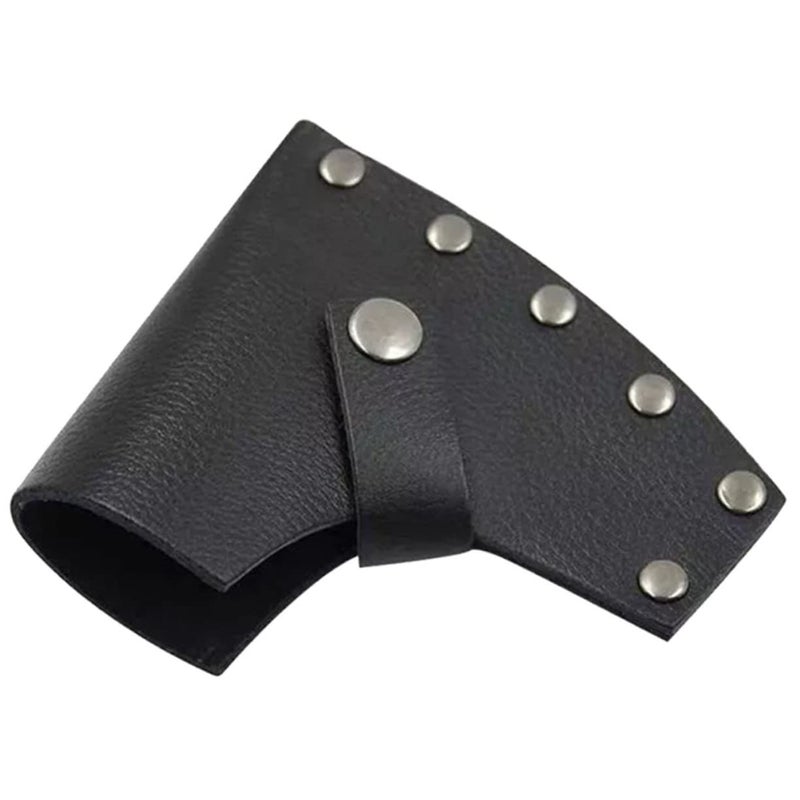 Leather Outdoor Axe Cover Scalp Hatchet Protective Case Portable LARP Axe Casing - Image 2