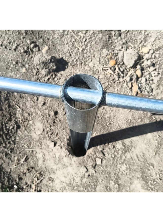 1pc Heavy Duty Stainless Steel Manual Post Hole Digger Garden Soil Tool For Planting - Image 4